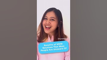 The Benefits of MDM That People Are Unaware of Until Now! #Shorts