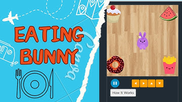 Eating bunny APP | code.org | #codingwithjuniors #spritelab #code.org