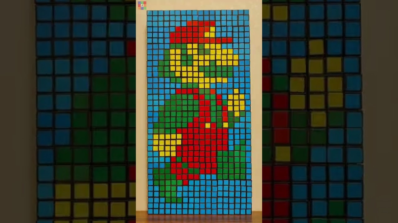 Mario enlists help from dozens of Rubik's cubes in epic stop-motion  adventure【Video】