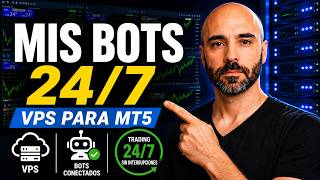 Así tengo mis bots operando 24/7 en MT5 con un VPS