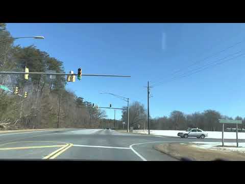 Road Trip from I-95 to Laurel Maryland USA
