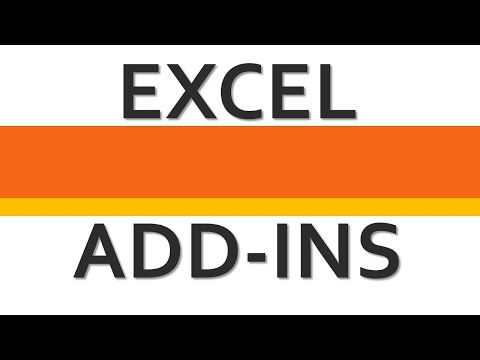 Video: How To Enable Add-ins