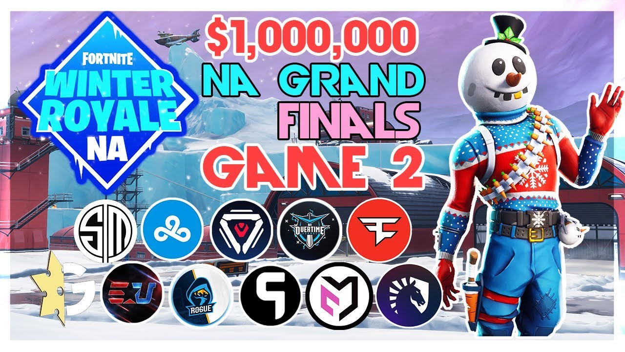 $1,000,000 🥊NA Winter Royale Grand Finals🥊 Game 2 (Fortnite)