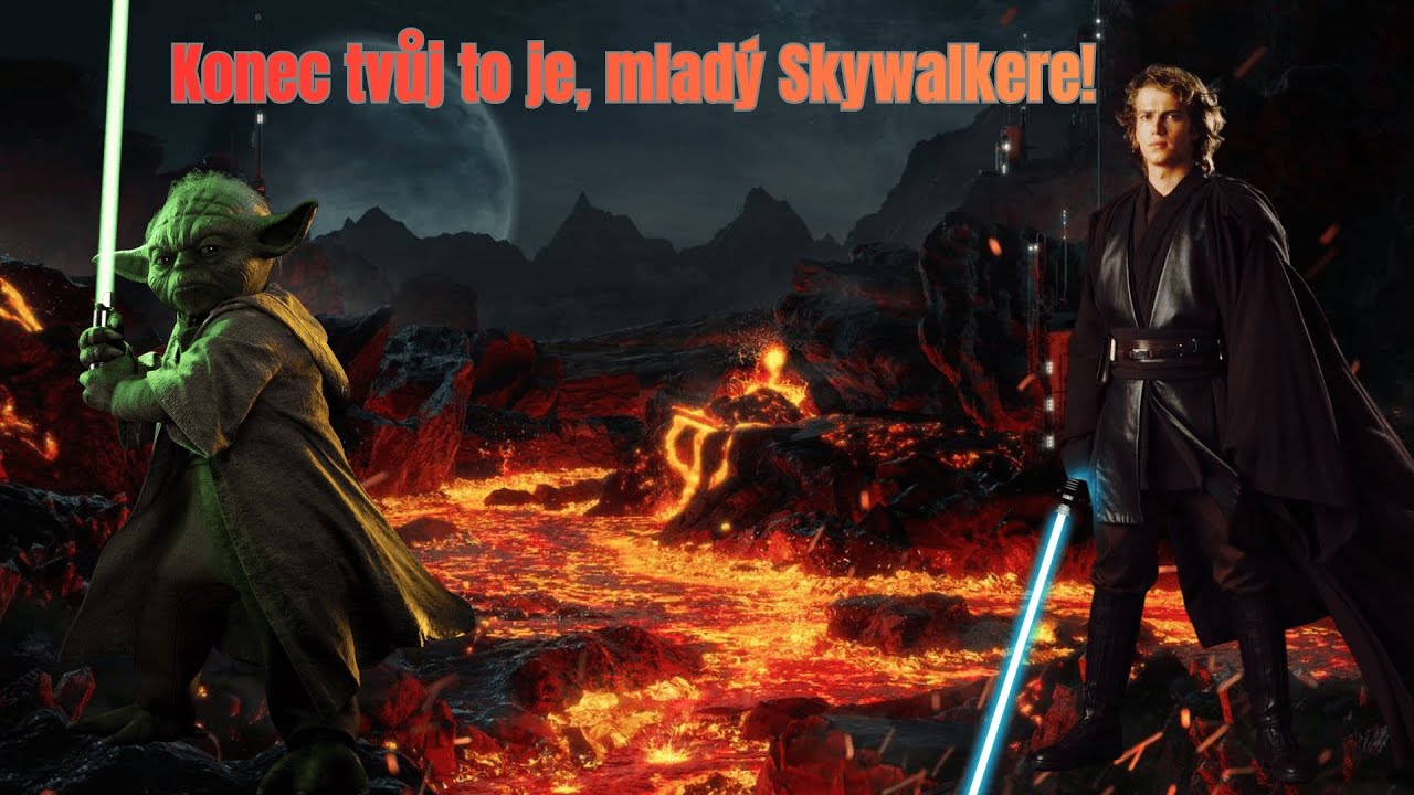 Co kdyby Yoda bojoval s Anakinem na Mustafaru?