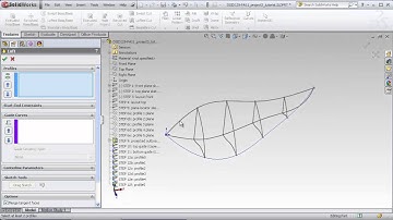DSID129, Solidworks Lecture, Projected Curves
