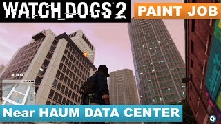 Watch Dogs 2 - How to Tag the High Point near Haum Data Center [Paint Job]