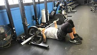 Hooklying Barbell Floor Press