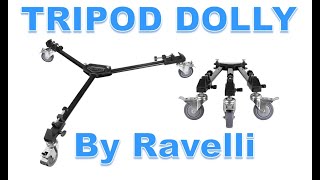 The Ravelli Universal Tripod Dolly Model Atd For Cameras Lighting