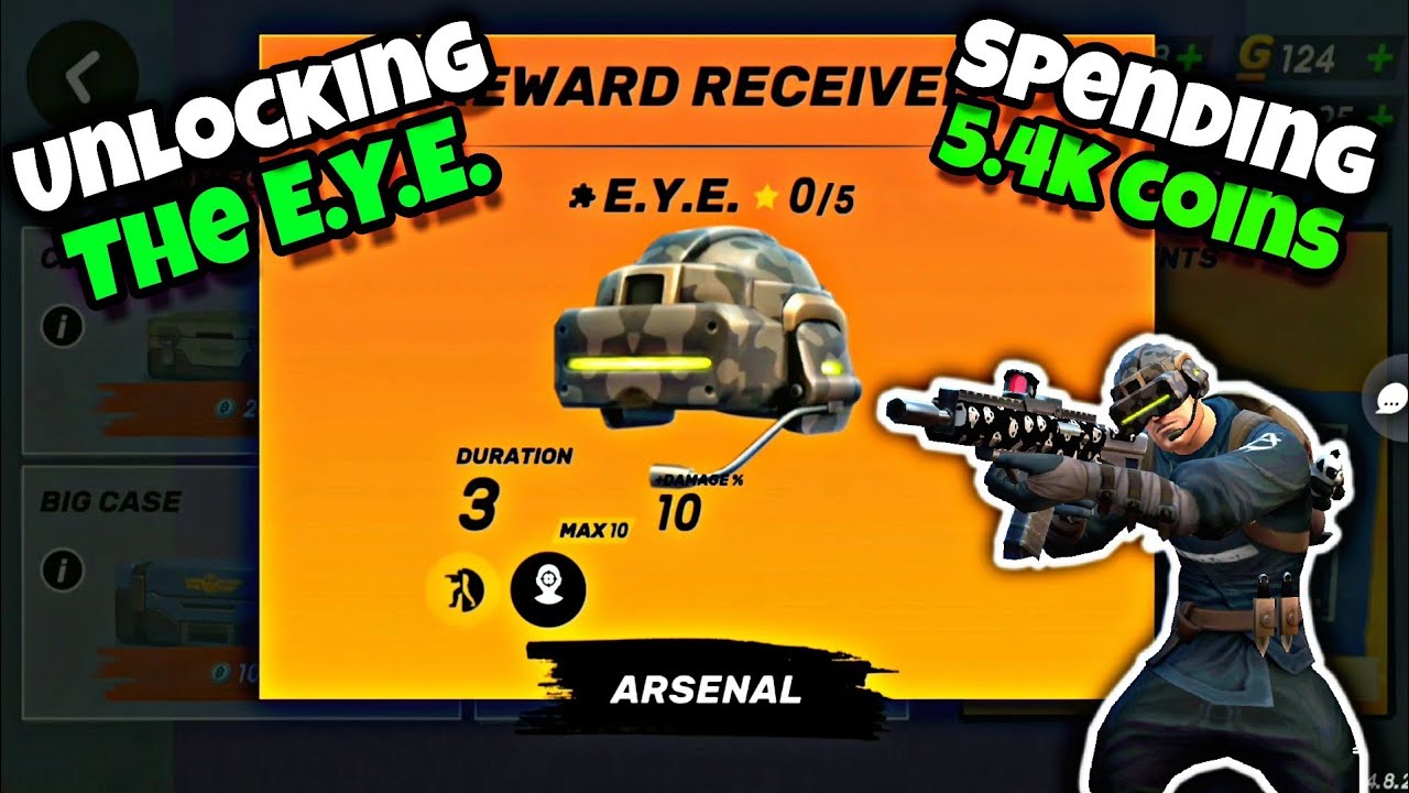 Guns of Boom: Unlocking The EYE | Amount of Battle Coins needed to Unlock EYE