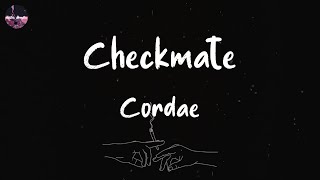 Cordae - Checkmate (Lyric Video) | Living out my dream, these islands I'm on tropical (for real)