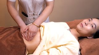 Abdominal Massage Good for Indigestion | Constipation Cure ASMR