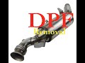How to remove Diesel Particulate Filter (DPF) from Mercedes Sprinter Van 313CDI 2.1L Exhaust repair