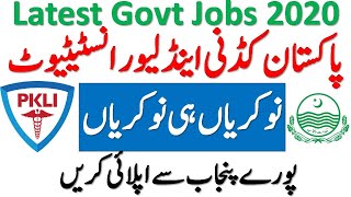 Latest Govt Jobs in Punjab 2020 | Pakistan Kidney and Liver Institute Jobs 2020 | Latest Jobs 2020
