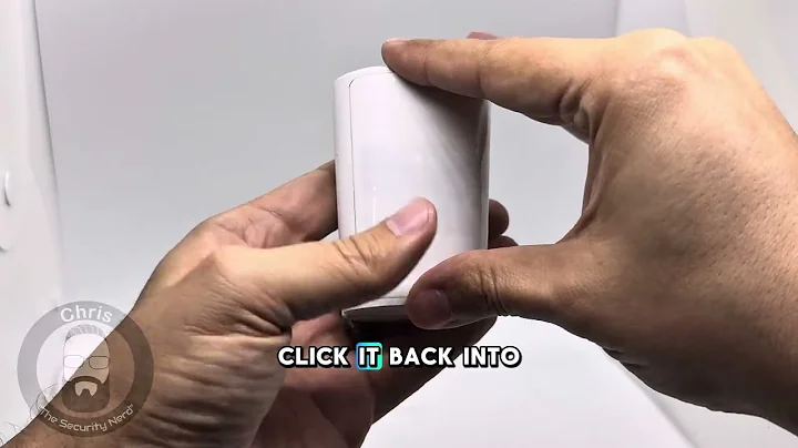 Replacing Battery in DSC PowerG Wireless Motion Detector