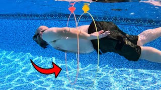 Have fun Diving Through These Pool Rings!