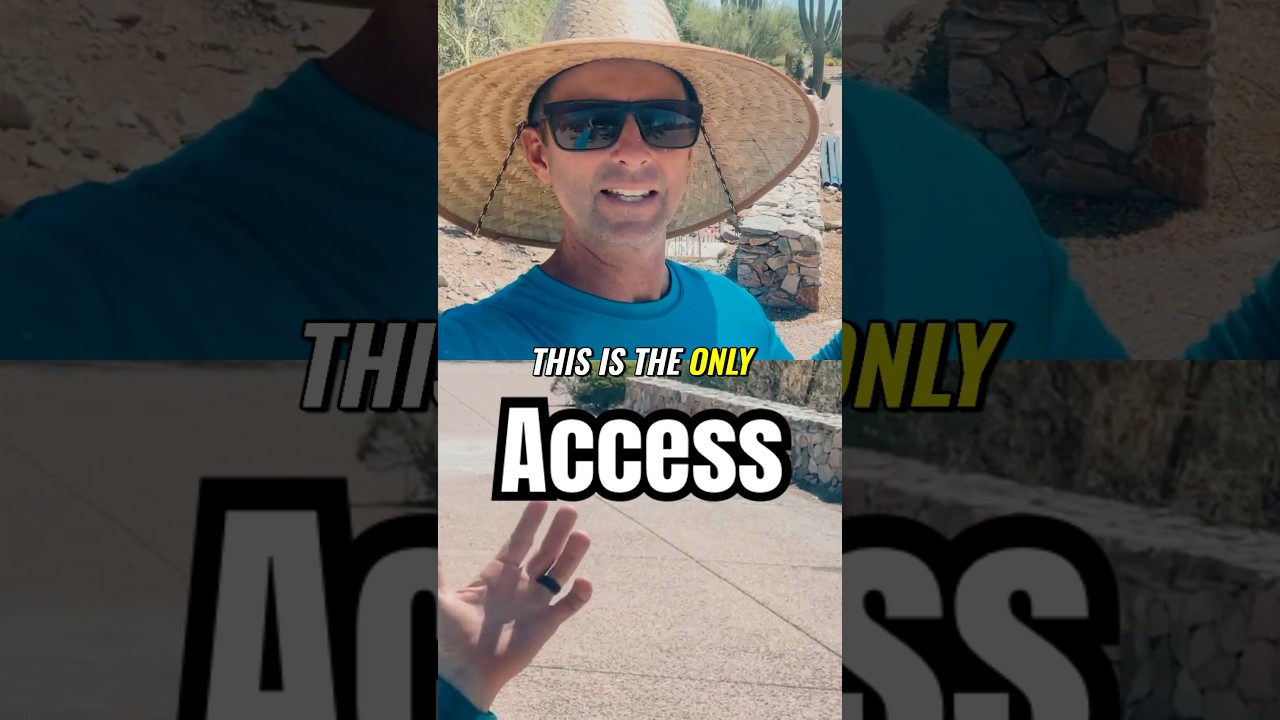Access issues can’t stop PondscapesAz! #backyard #landscaping