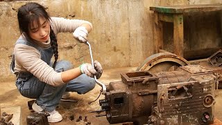 The Genius Girl Repaired A Scrapped Diesel Engine, Boss Praised Her For Her Skills! | Linguoer