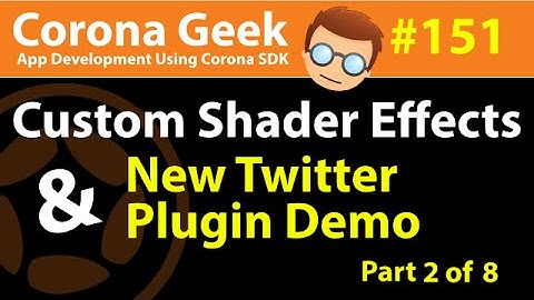 New Twitter Plugin Demo and Glass Half Full Shader Effects - Part 2