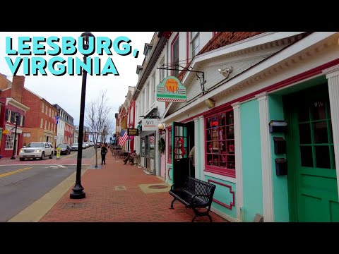 Virginia's RICHEST County 💰 | Leesburg, Loudoun County, Virginia Walking Tour | January 2023 🏠