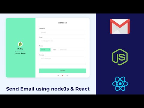 Send Email From ReactJS and Node App with  Nodemailer - [ APIlayer Contact Form 2022 ]