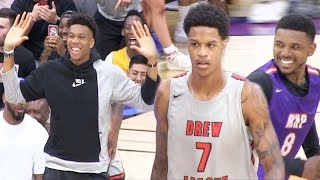 Shareef O’Neal HEATED Game Giannis Antetokounmpo GOES CRAZY After POSTER DUNKS \& ANKLE BREAKER