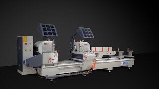 Heavy Duty Double Head Cutting Machine with 550mm Saw Blade Can Cut Max.Width 190mm .