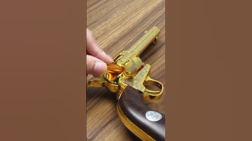 Cinematic Western ASMR: Gold Revolver Reload Immersion | No Talking
