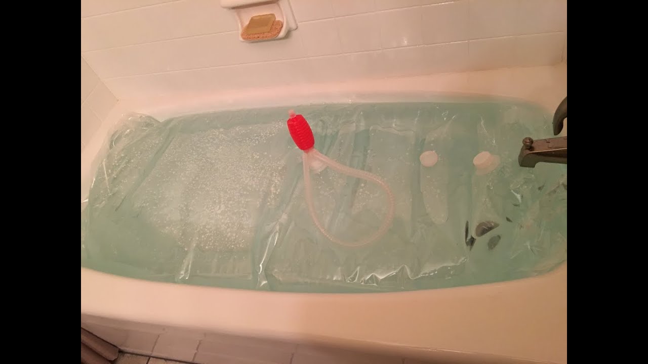 Store 100 Gallons Of Water In Your Tub