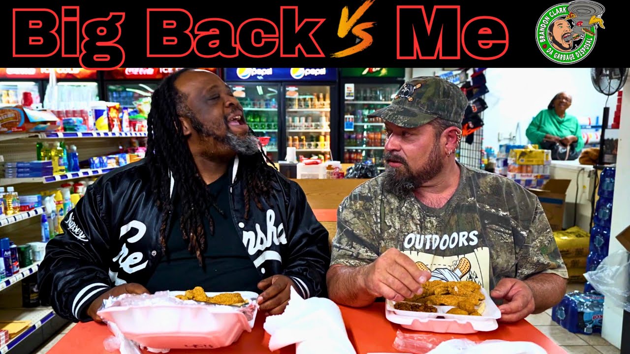 Big Back Earthling Vs Me at Fenn's Grocery Store