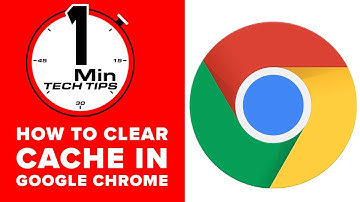 How To Clear Cache on Google Chrome- 1 Minute Tech Tips