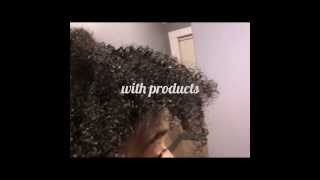 4a Fall hair Eco-styler gel and Tres emme leave in
