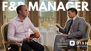 Менеджер F&B в отеле Adlon Kempinski в Берлине | Interview | DISH by METRO