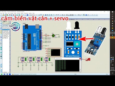 Video Lập trình và mô phỏng cảm biến vật cản hồng ngoại điều... - youtube