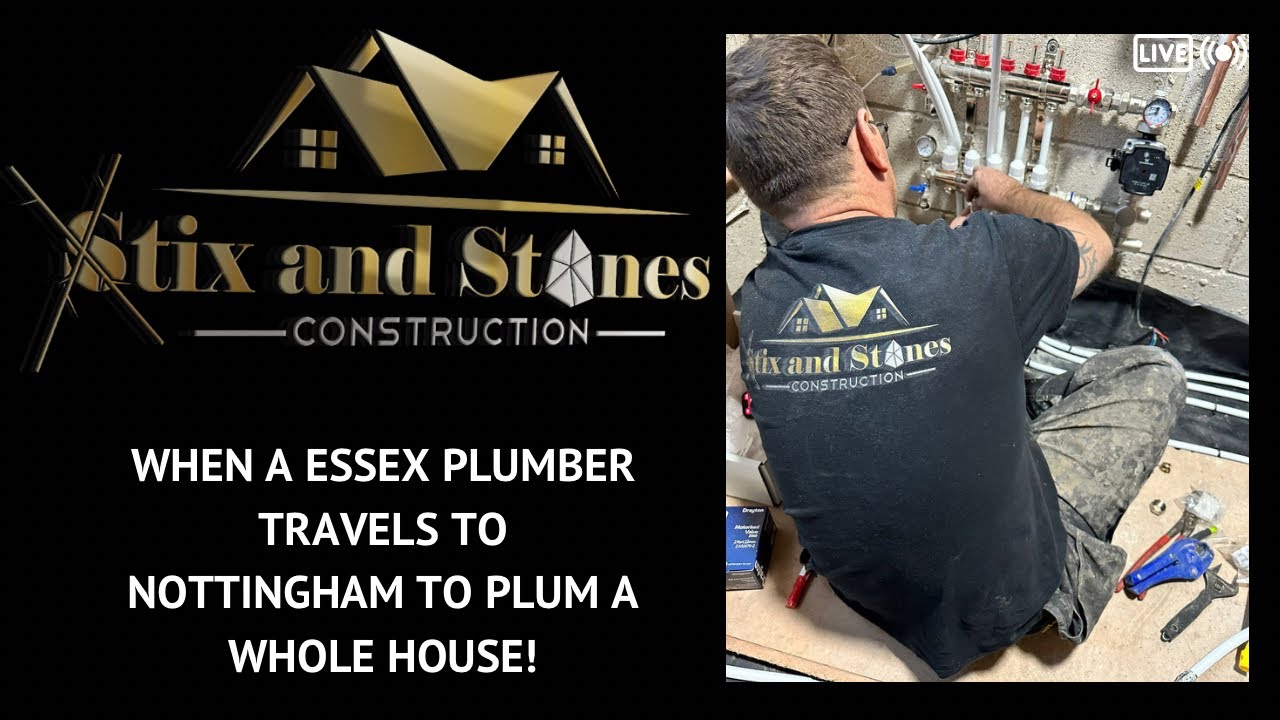 Plumbing a whole house on my own! Boiler moved | UFH | 2 bathrooms | rads | kitchen and utility.