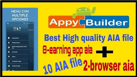 Appybuilder Best high quality 10 AIA file