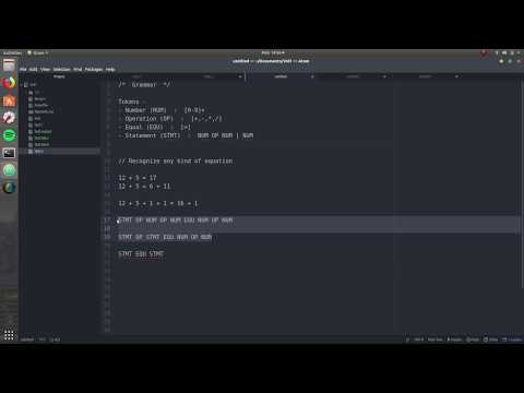 Flex & Bison Tutorial: Part 4 - Grammar