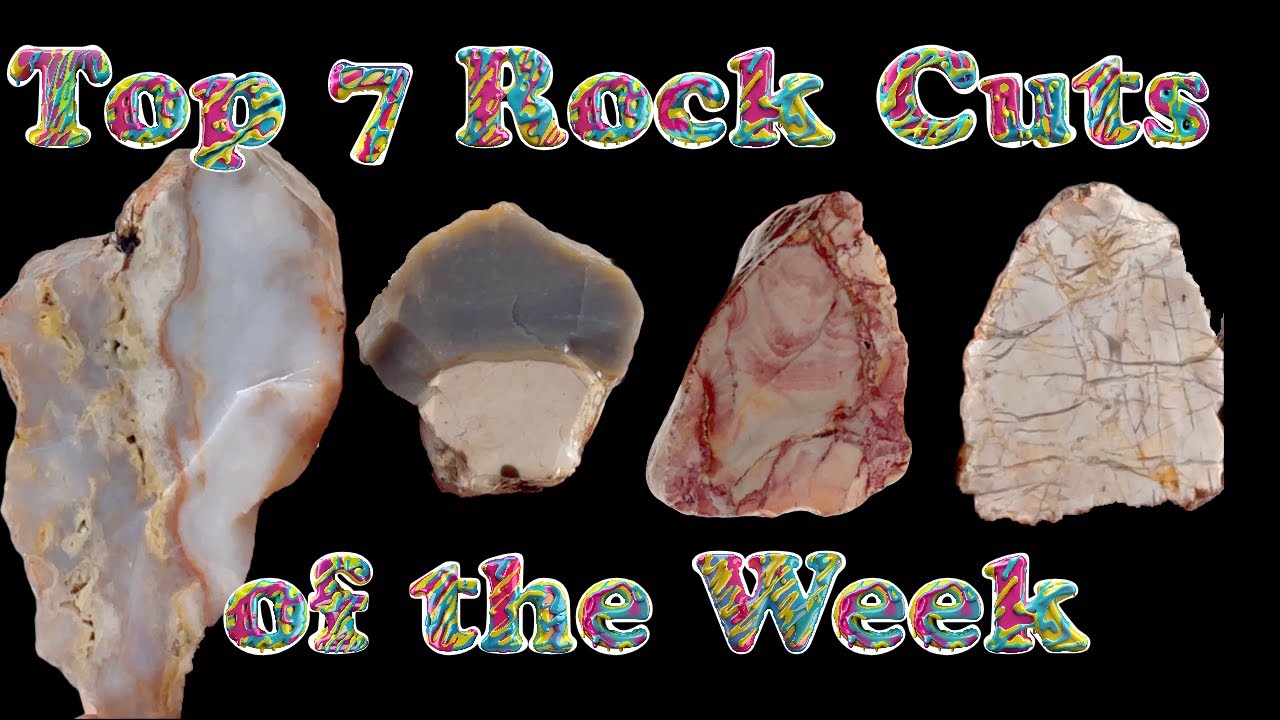 🤩 Top 7 Rock Cuts! Blue Chalcedony, Candy Wonderstone, Banded Agate, Amazing Patterns and Colors!