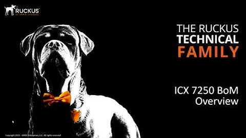 Ruckus BoM - ICX 7250 Configuration