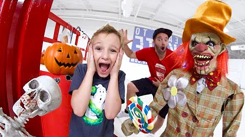 Father Son MAKE A HAUNTED SKATEPARK (Even Scarier!)