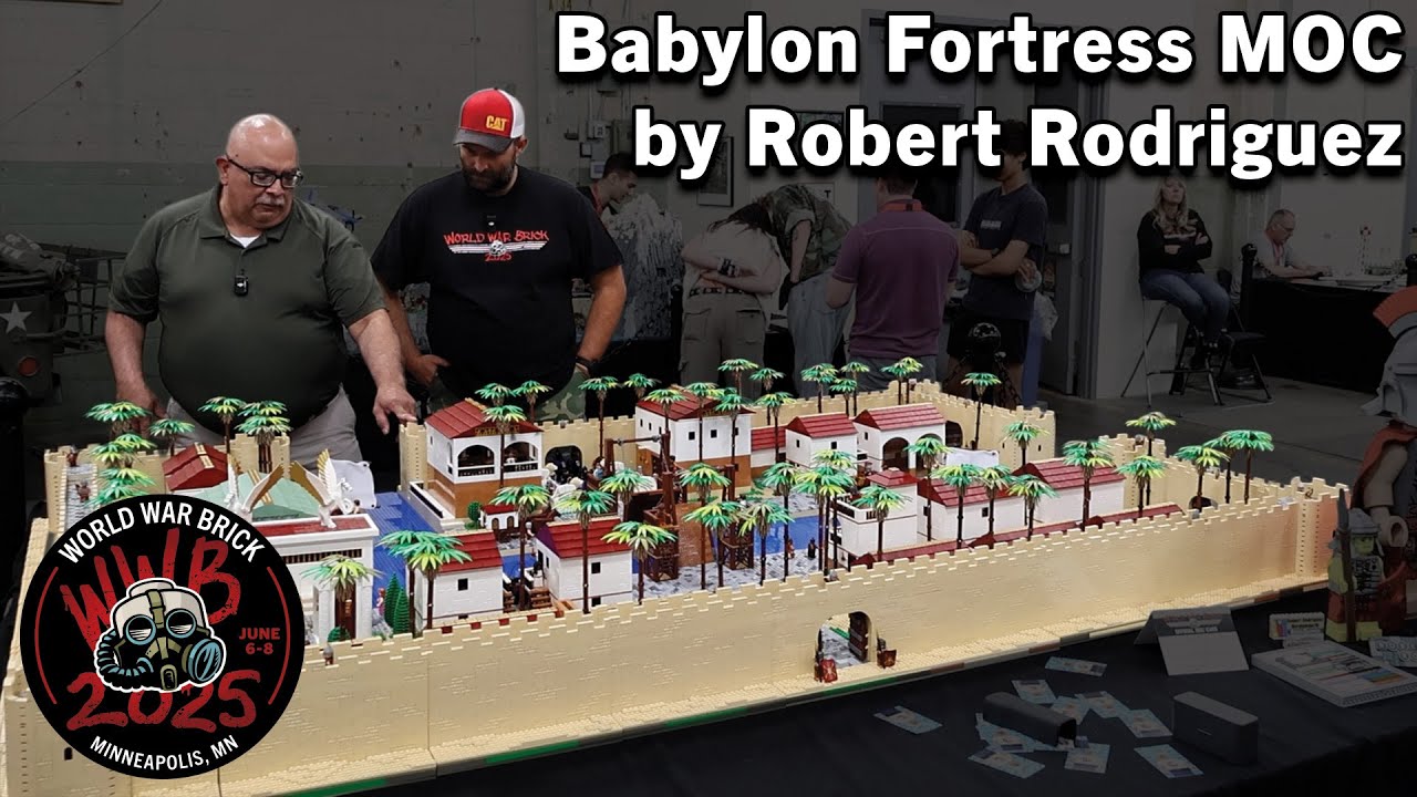 Babylon Fortress - World War Brick 2025 MOC by Robert Rodriguez