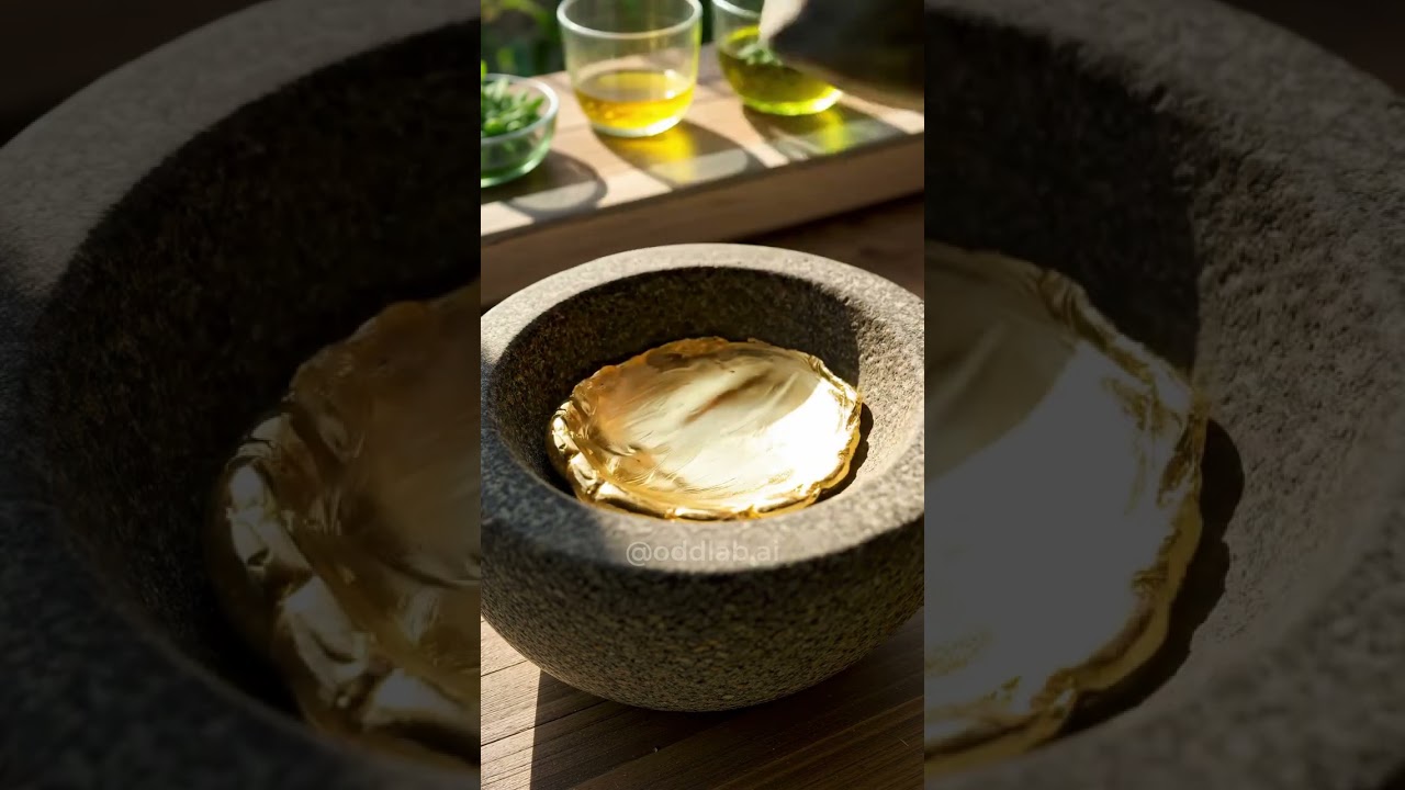 Part 9 gold Melting without Heating Ai Satisfy ASMR viral video 