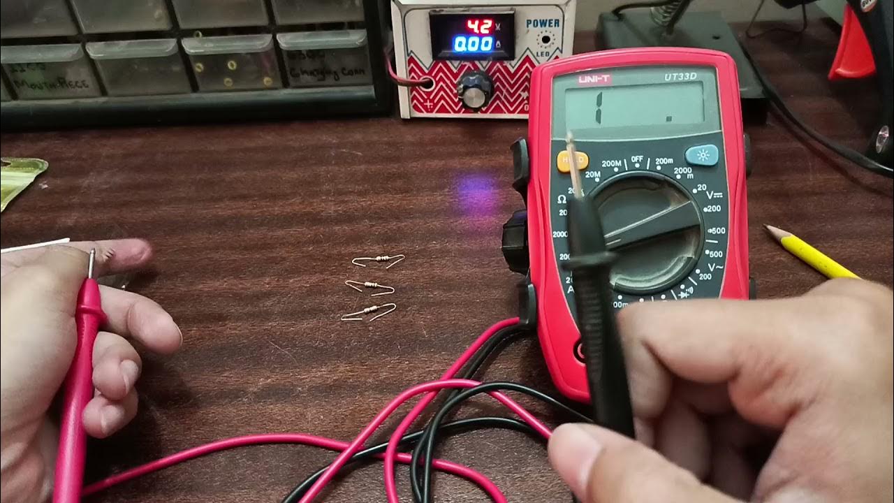 How to check Resistance in Multimeter - YouTube