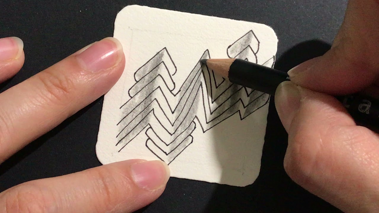 Inktober Zentangle 2021 Day17 Ecstatic