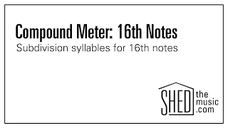 Compound Meter: 16th Notes