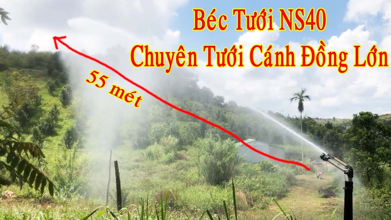 Béc Tưới CRD NS40 Chuyên Tưới Cánh Đồng Lớn Thiết Bị Tưới Gia Nông