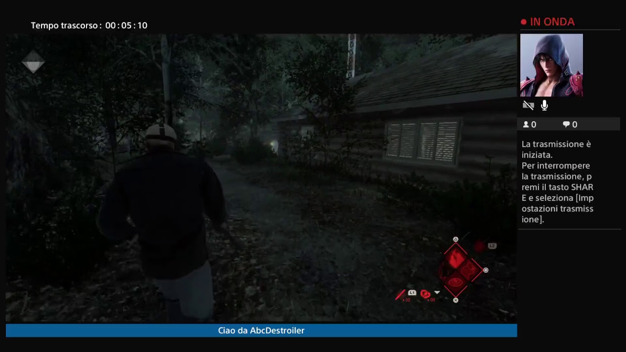 Trasmissione PS4 live di AbcDestroiler