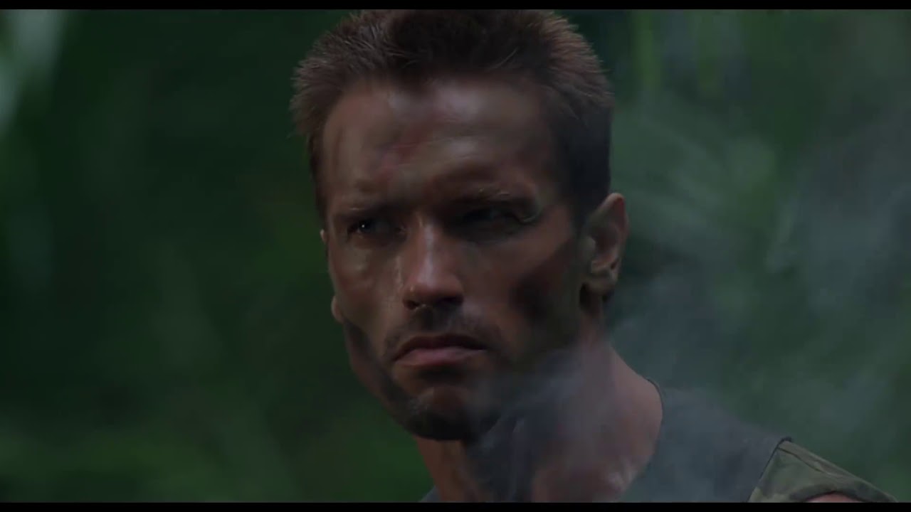 Сцена контакта хищника Стреляющие джунгли Хищник 1987 Movie Clip HD ...