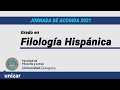 Bienvenida al grado de filologa hispnica