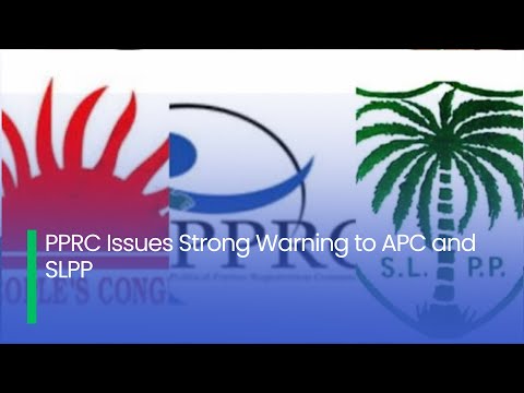 PPRC Cautions SLPP and APC Over Hate Speech and Incitement