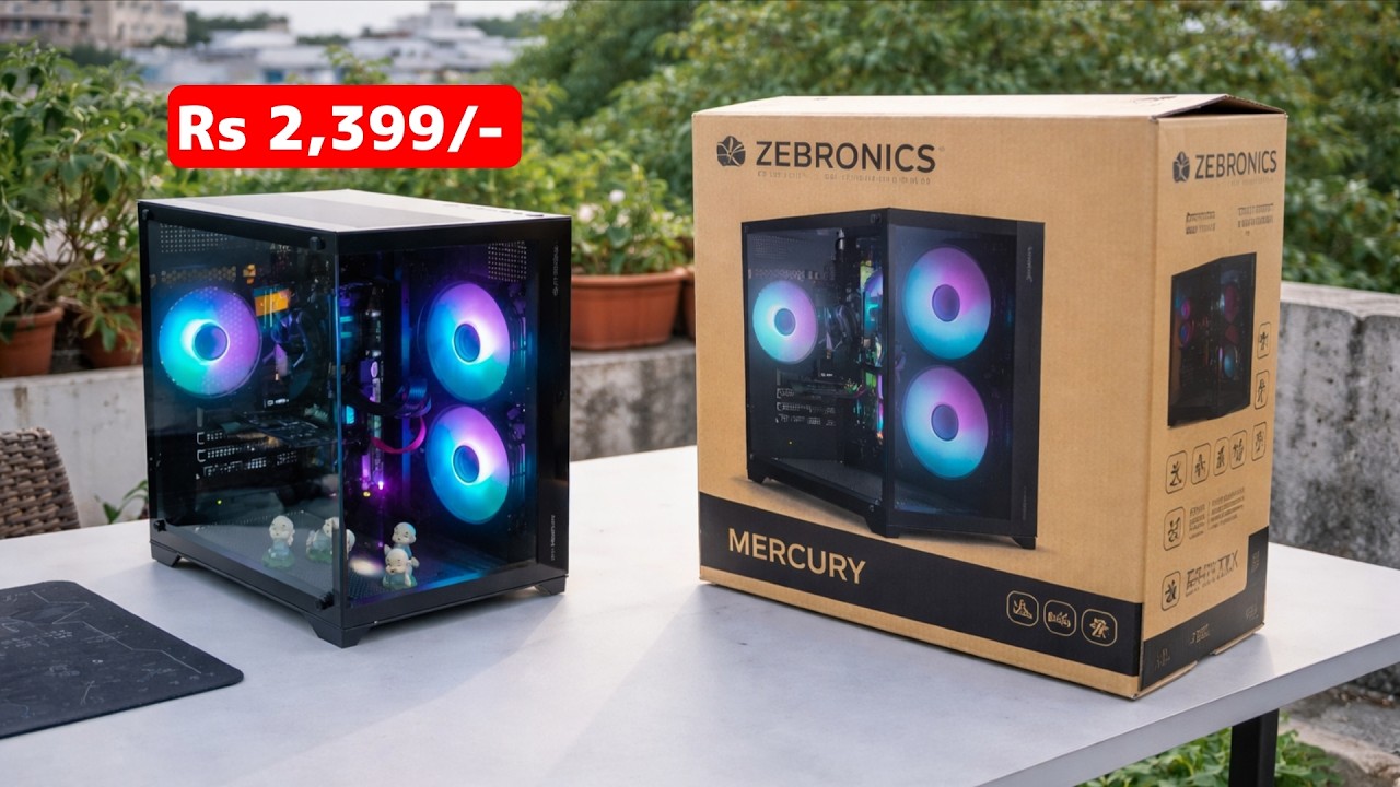 Mercury Pcbox Zebronics Mercury Premium Gaming PC Cabinet - YouTube